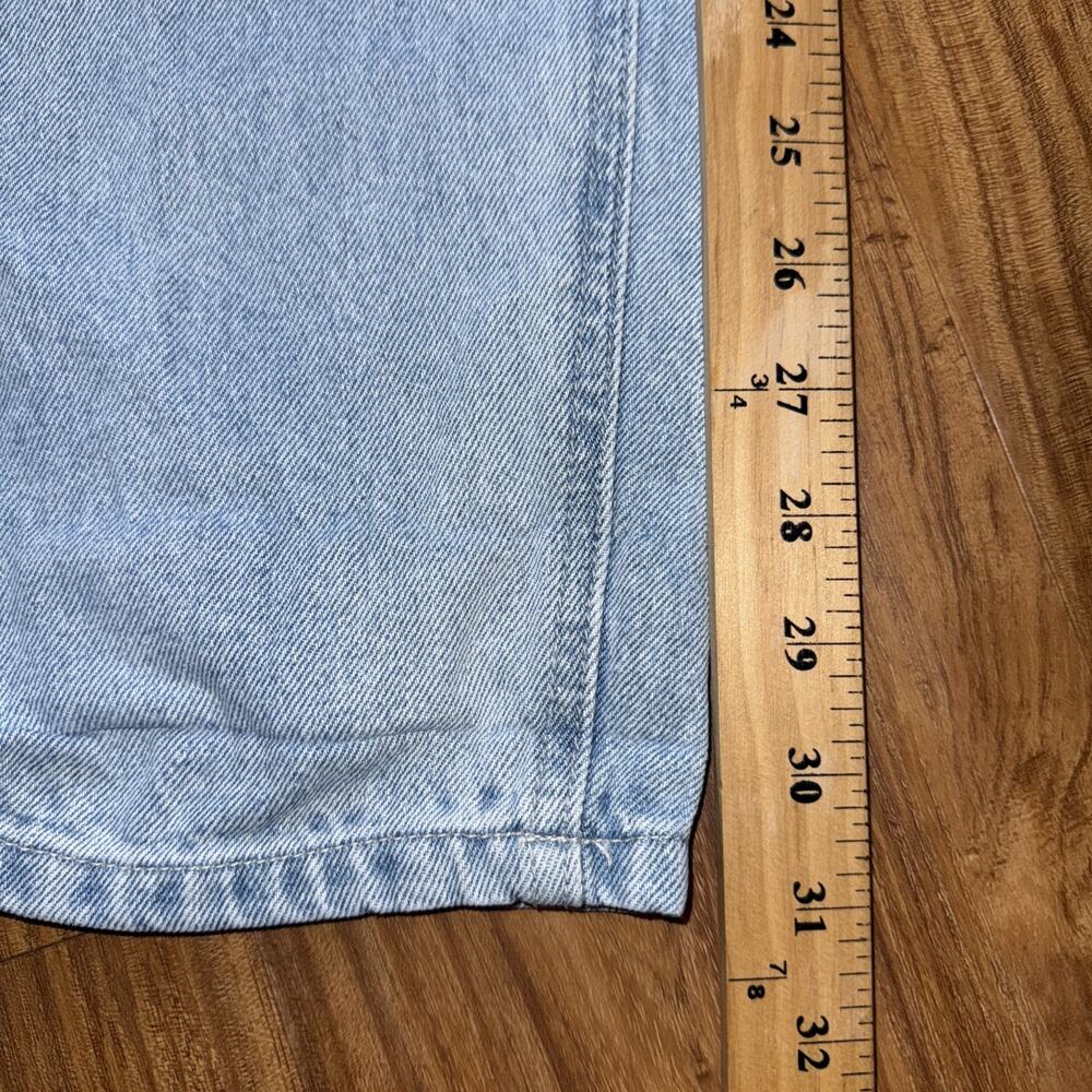 KANCAN Womens Jeans 7/27 Waist 30 Distressed Destroyed Straight Light Wash - Picture 5 of 7